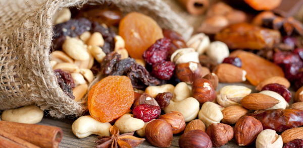 frutta secca ed essiccata