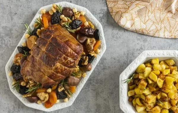 arrosto di tacchino alla frutta secca