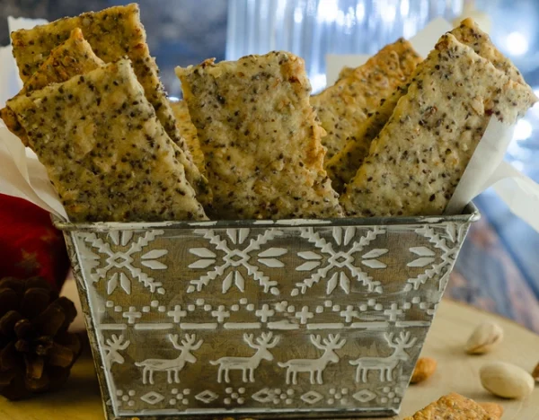 Cracker di fichi e frutta secca